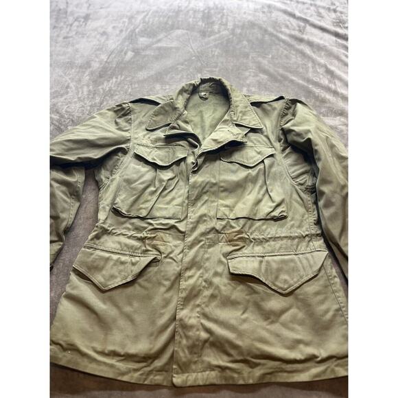 Vintage M-1943 FIELD JACKET Size 34S WW2‎ US ARMY MILITARY 1940s RARE - Picture 1 of 5